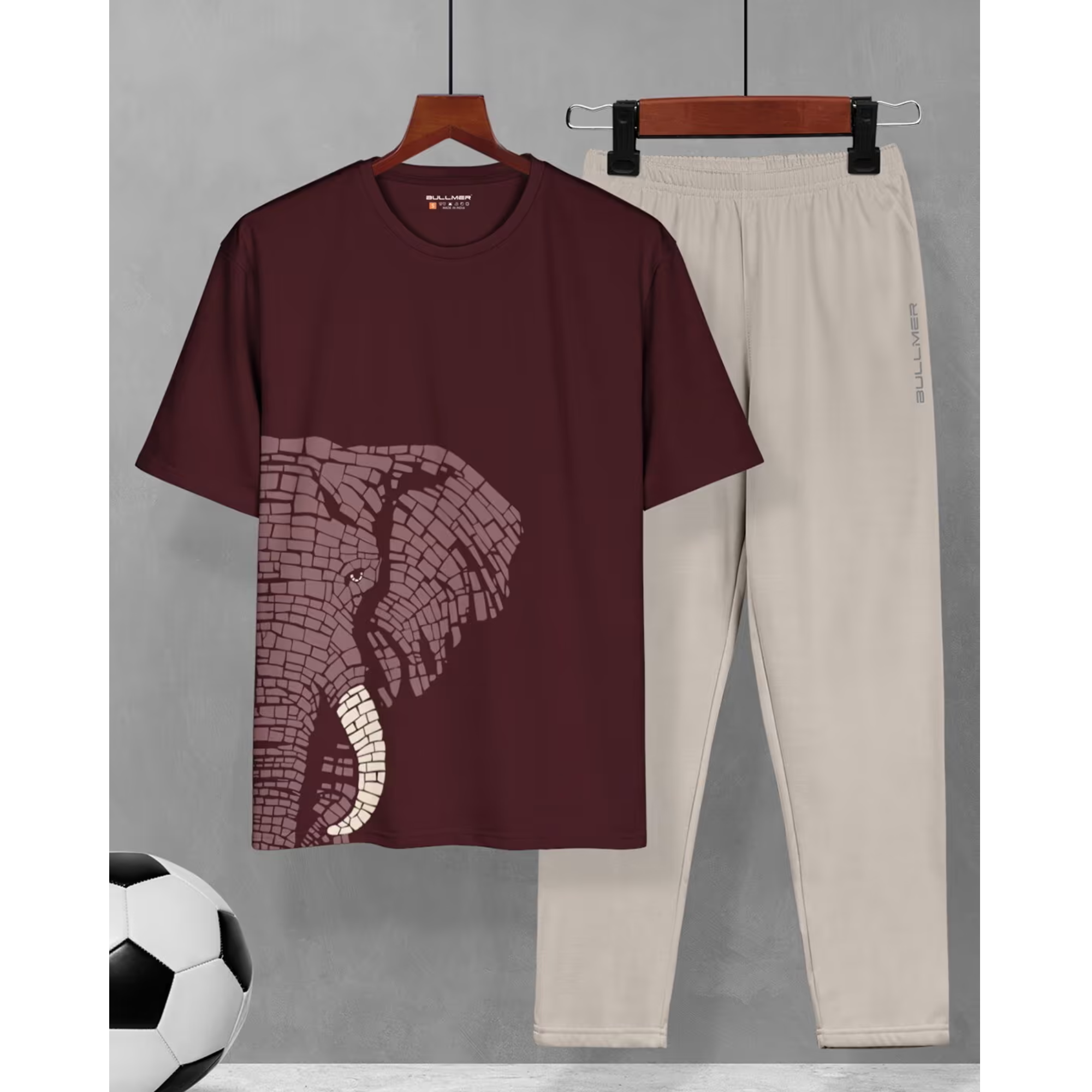 BULLMER Men Cotton T-shirt & Track Pants